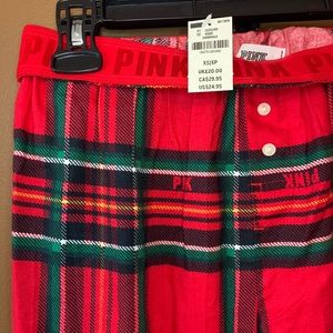VS PINK Plaid Pj Pants